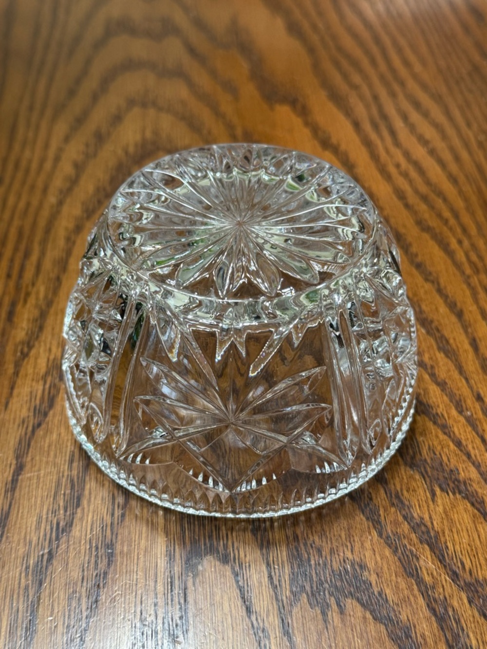 Vintage Clear Glass Sugar Bowl With Lid - Picture 3 of 9